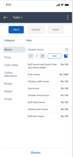 Restaurant Management